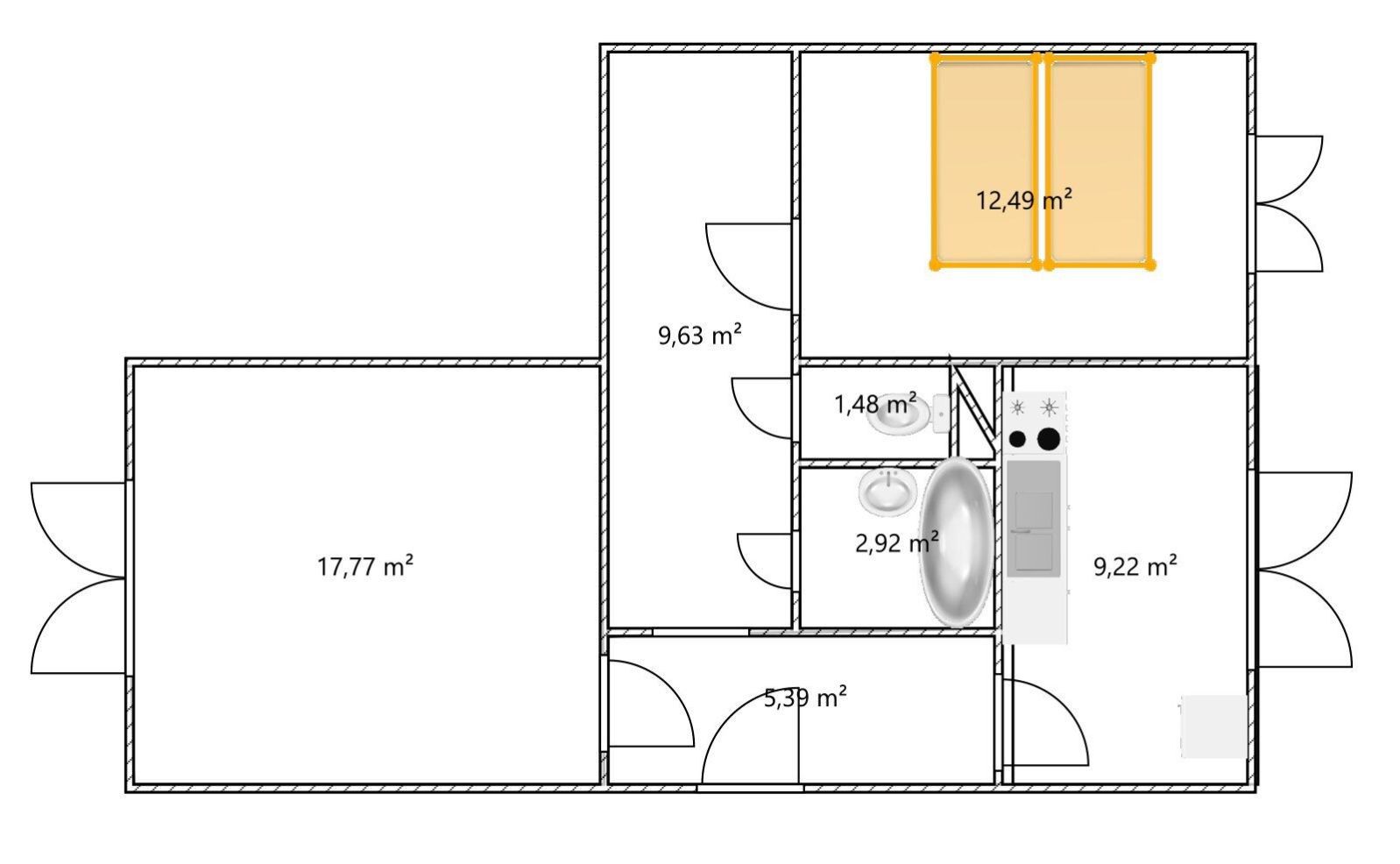 Prodej byt 2+1 - Palackého, Jablonec nad Nisou, 54 m² - 5