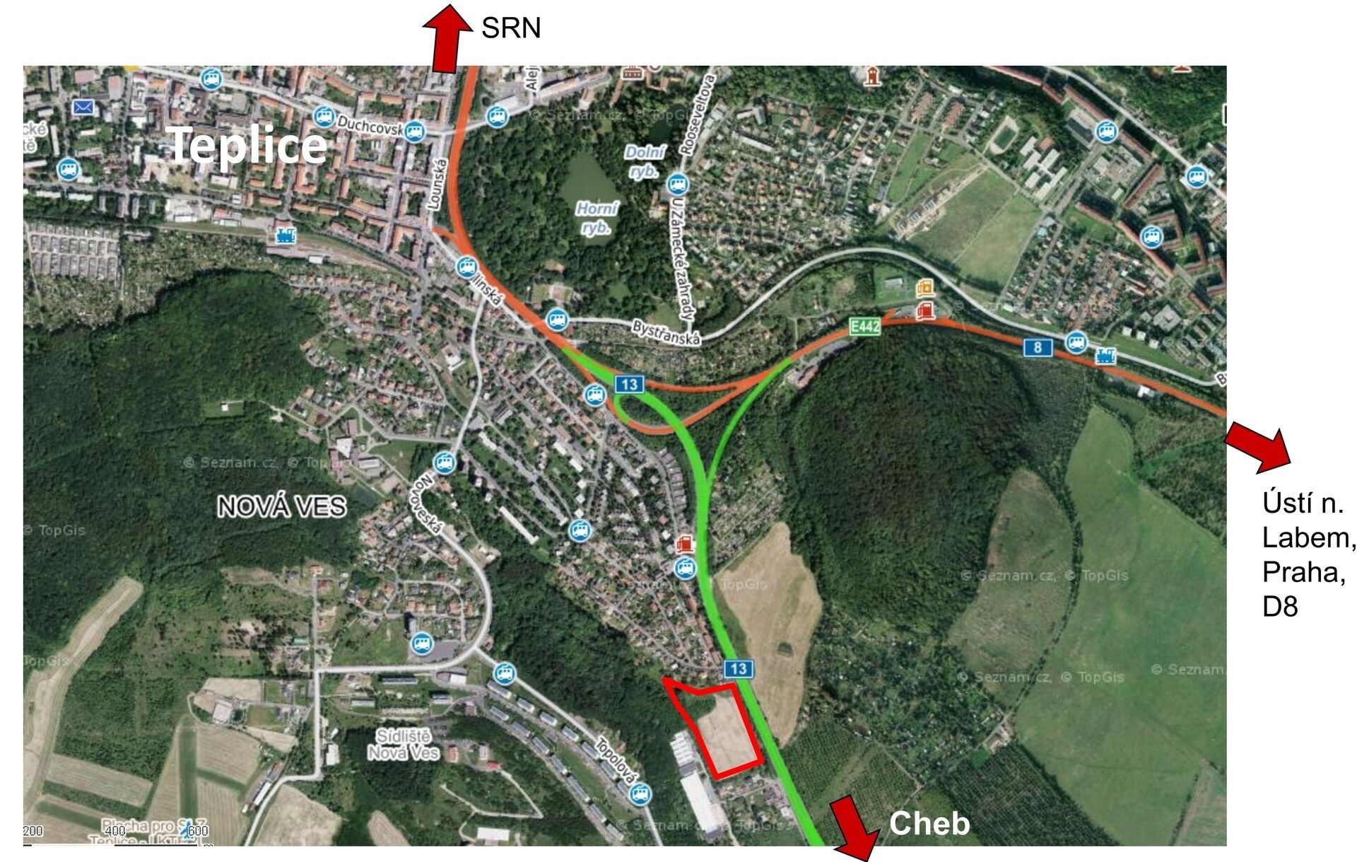 Sklad · 15 109 m² · Bílinská  , Teplice - 4