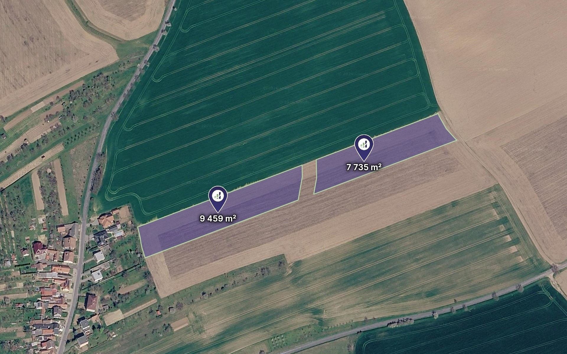 Zemědělské pozemky, Kostelec, 25 297 m² - 1