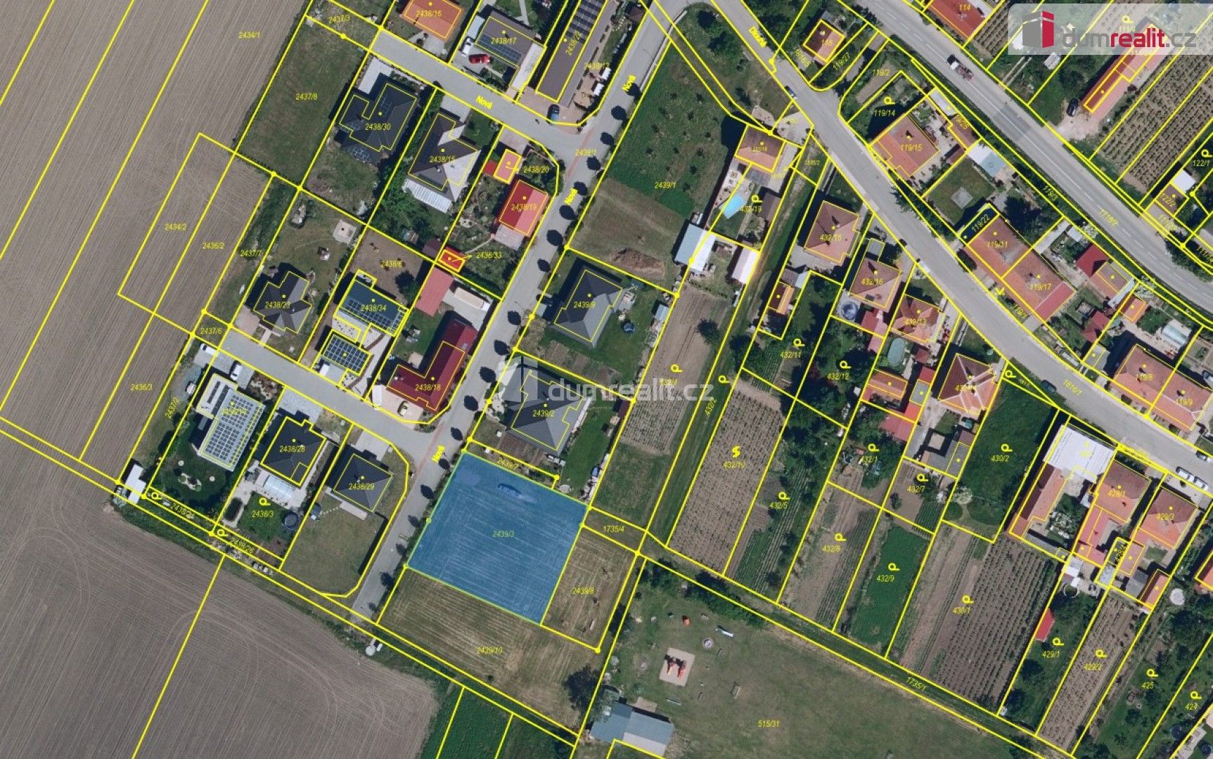 Pozemky pro bydlení, Dlouhá, Přítluky, 1 269 m² - 2