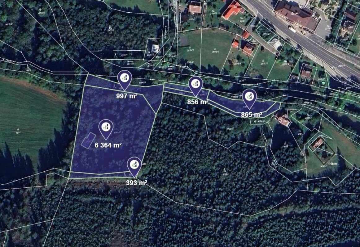 Pozemky pro bydlení, Horní Bečva, 9 475 m²