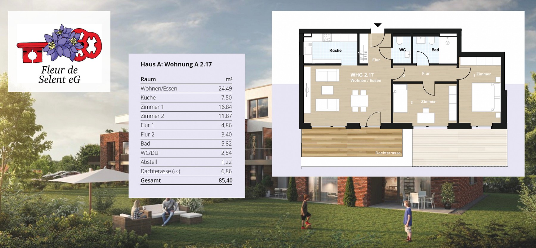 3+1, , Šlesvicko-Holštýnsko, 86 m² - 2