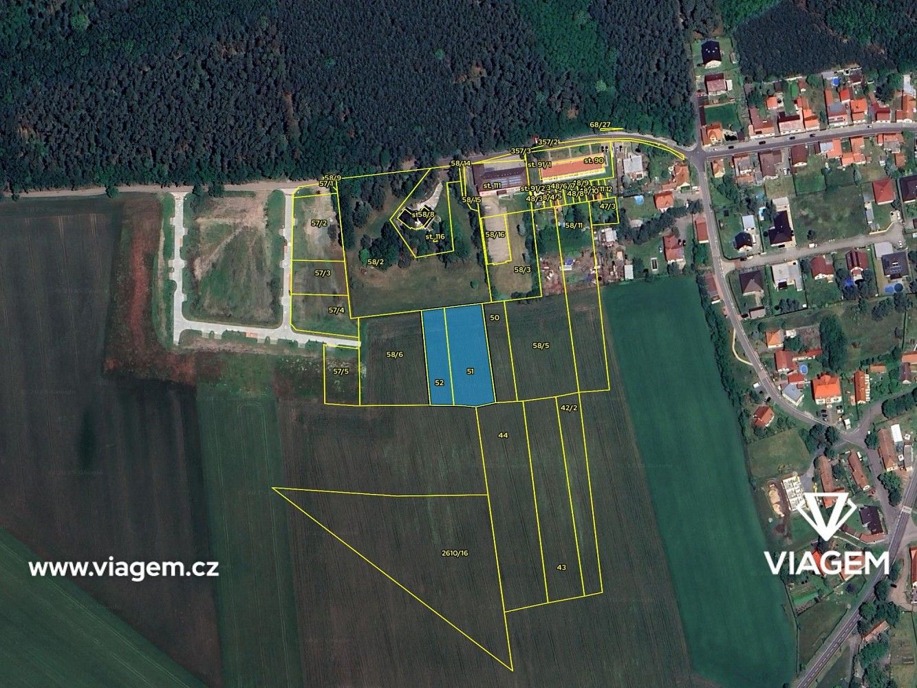 Pozemek pro bydlení · Zvěřínek, okres Nymburk, Středočeský kraj - 4