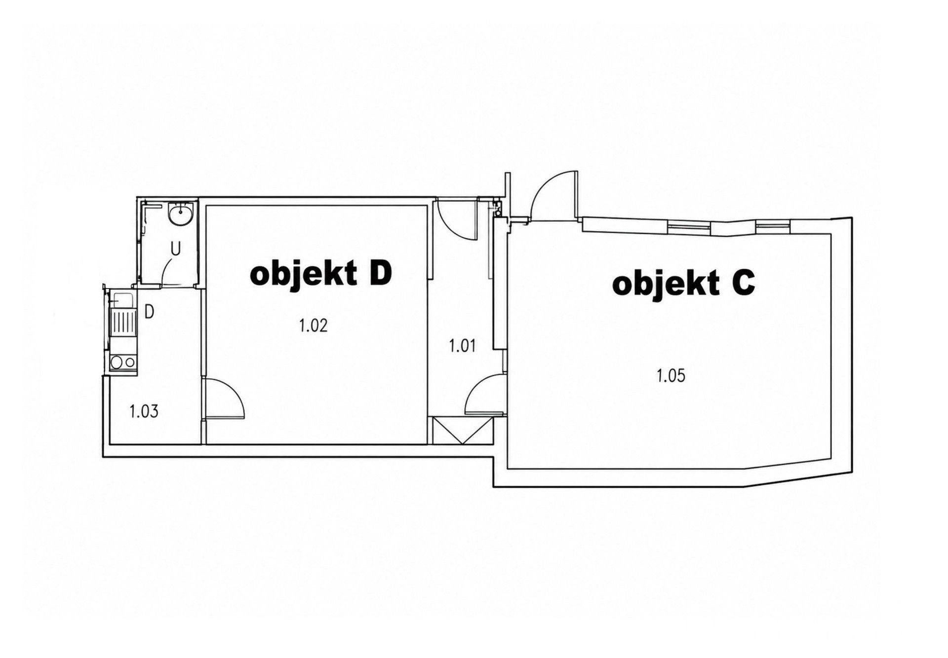 Obchodní prostory, Bělehradská, Praha, 70 m² - 2