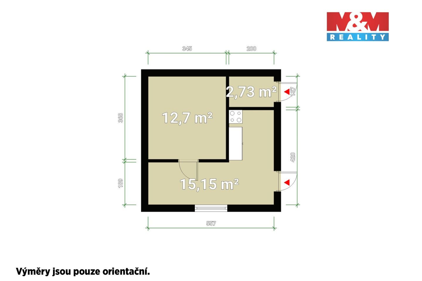 Chaty, Štěnovice, 30 m² - 2