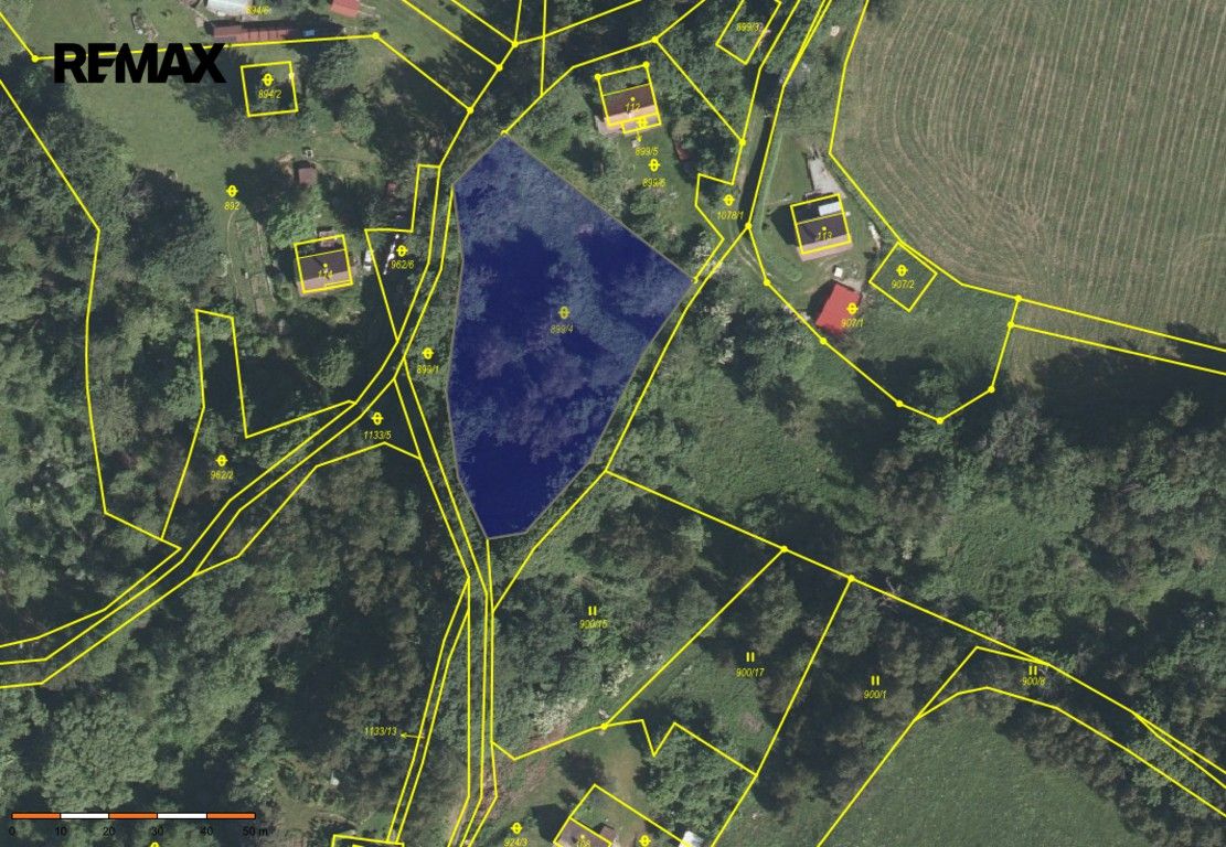 Pozemky pro bydlení, Malšín, 2 527 m² - 2