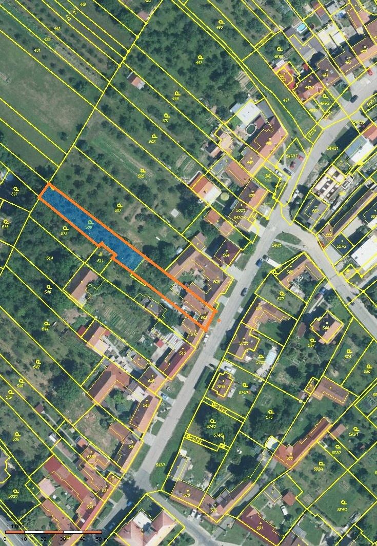 Pozemky pro bydlení, Uherský Brod, 688 01, 505 m²