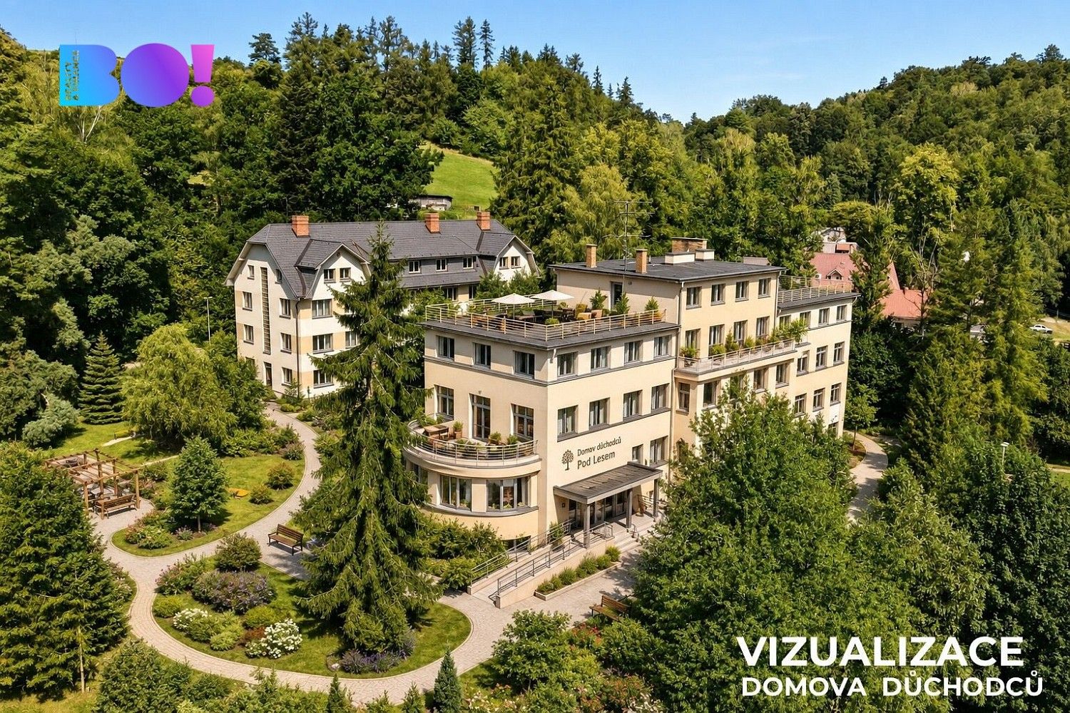 Ubytovací zařízení, Kružberk, okres Opava, Moravskoslezský kraj, 2 714 m² - 1