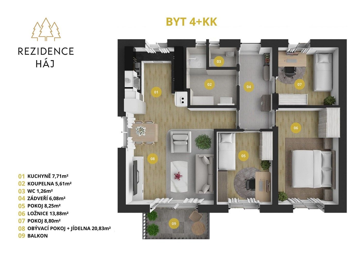 Byt 4+kk · 77 m² · Háj ve Slezsku, okres Opava, Moravskoslezský kraj - 4