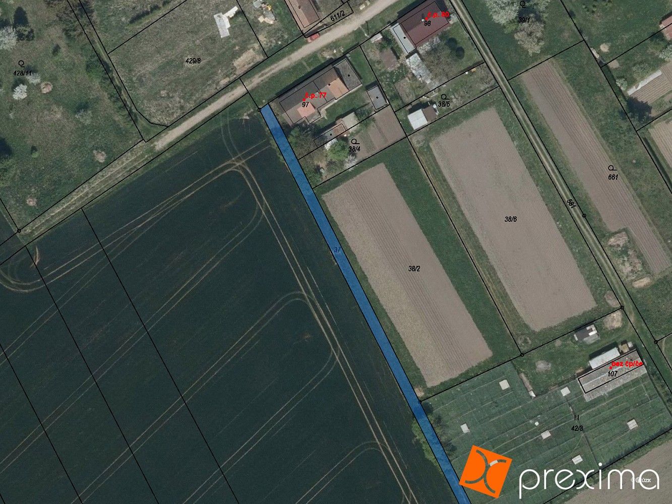 Pozemek, 50 m²