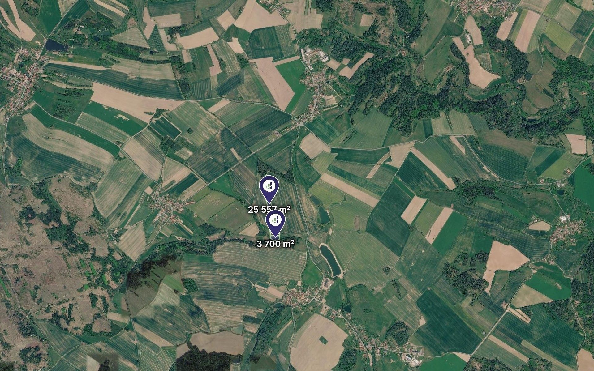Zemědělské pozemky, Rozseč, 29 257 m² - 2