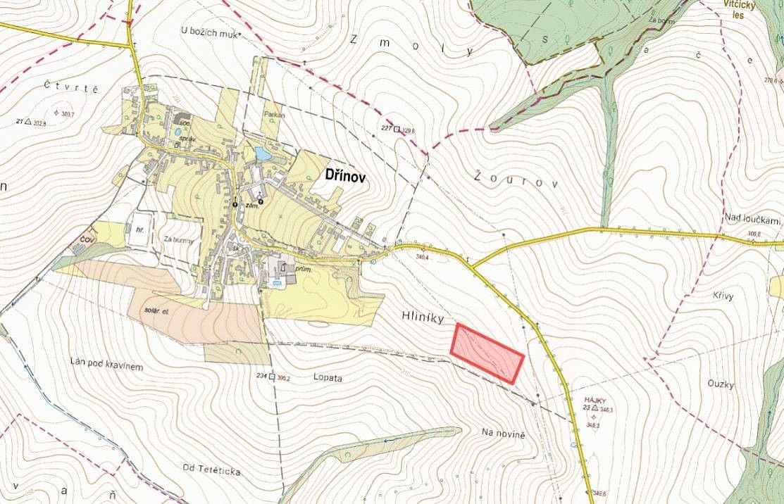 Prodej zemědělský pozemek - Dřínov, okres Kroměříž, Zlínský kraj - 2