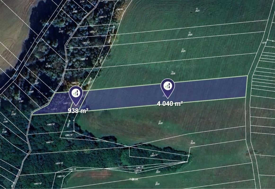 Louka, 4 978 m²