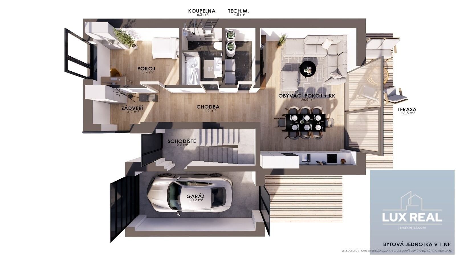 2+kk, Šlapanice, 78 m² - 2