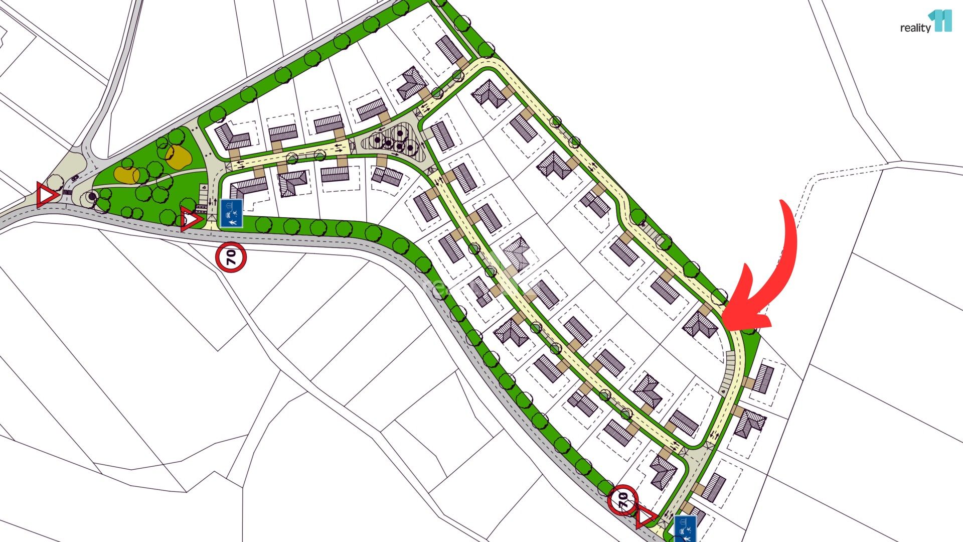 Pozemky pro bydlení, Želiv, 1 211 m²