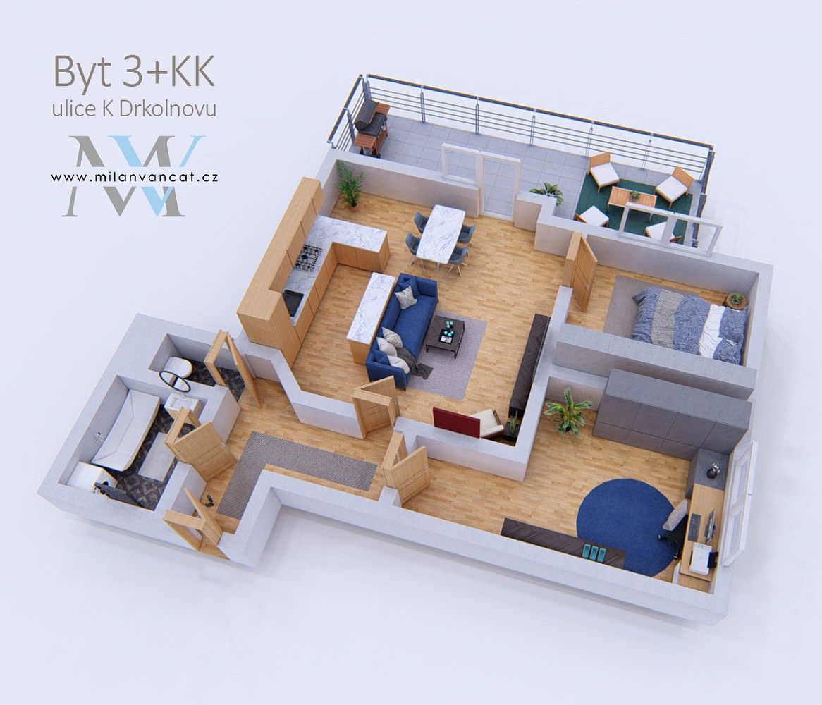 Byt 3+kk · 70 m² · Příbram, Středočeský kraj - 3
