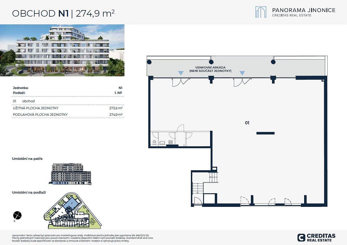 Pronájem obchodní prostory - Praha, 274 m² - 5