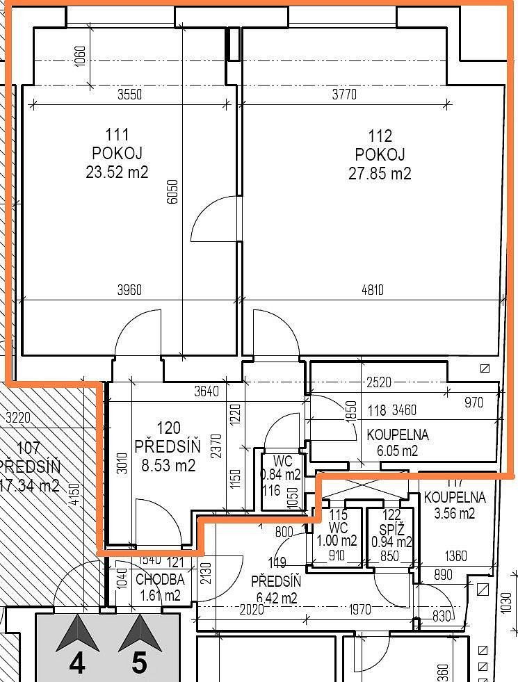Byt 2+kk · 67 m² · Na Dionysce, Praha 6 - Dejvice - 4