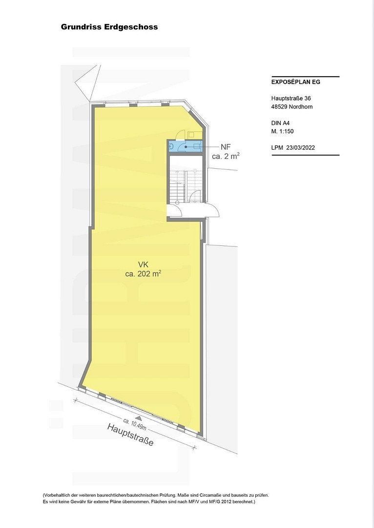 Obchodní prostory, Hauptstraße 36, , Dolní Sasko, 208 m² - 1