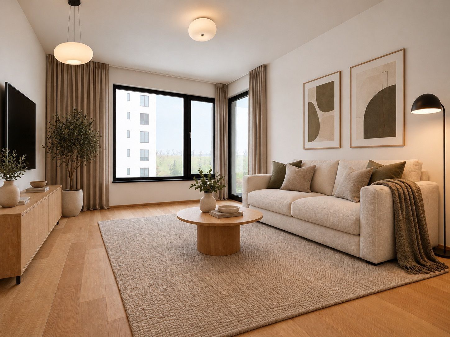 2+kk, V Třešňovce, Praha - Hrdlořezy, 55 m² - 2