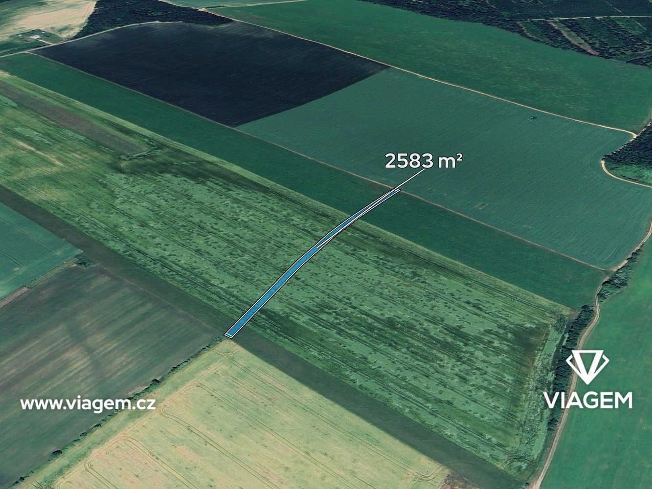 Zemědělský pozemek, 645 m²