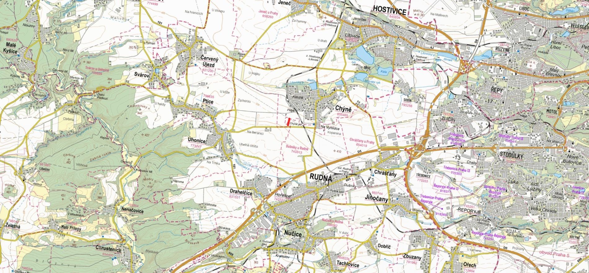 Zemědělské pozemky, Rudná - 2