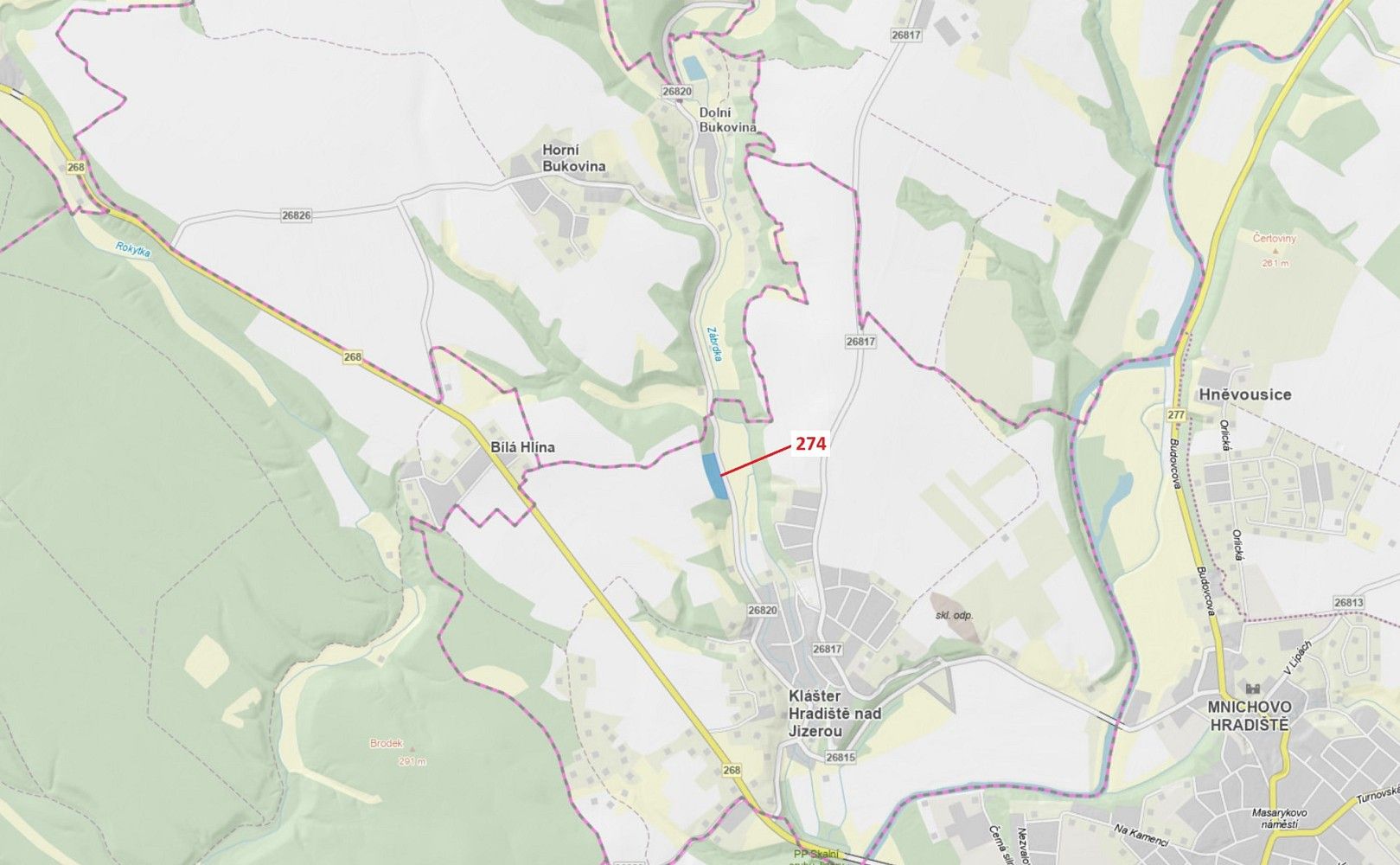 Les, 10 038 m²