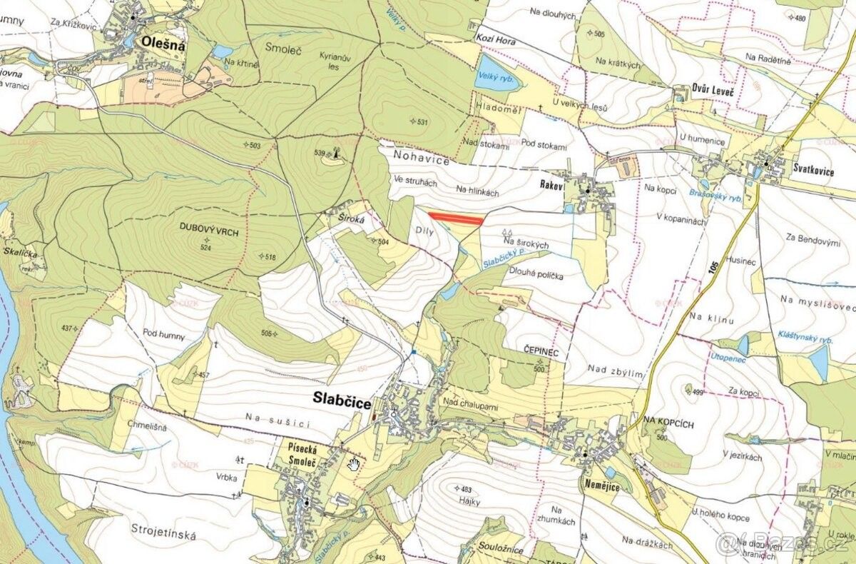 Prodej pozemek pro bydlení - Bernartice u Milevska, 398 43