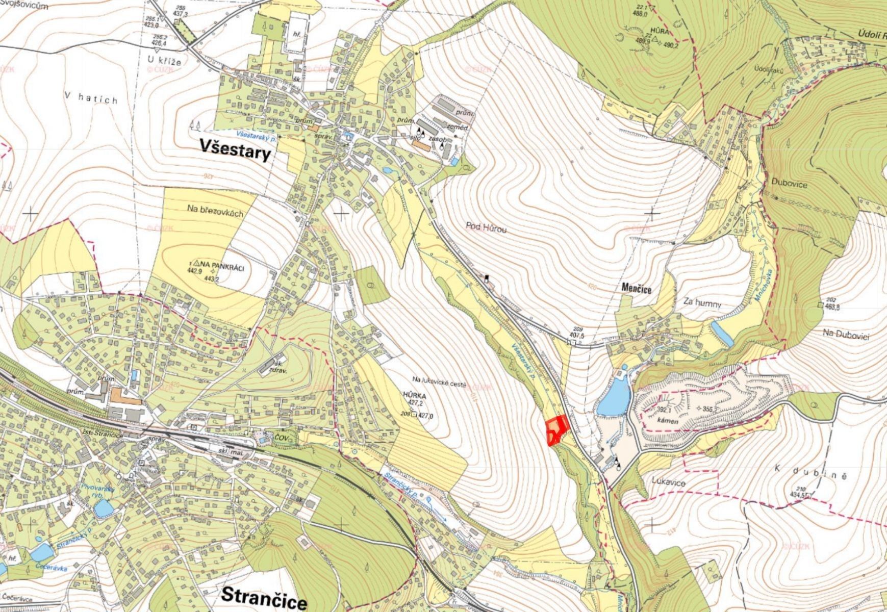 Prodej louka - Všestary