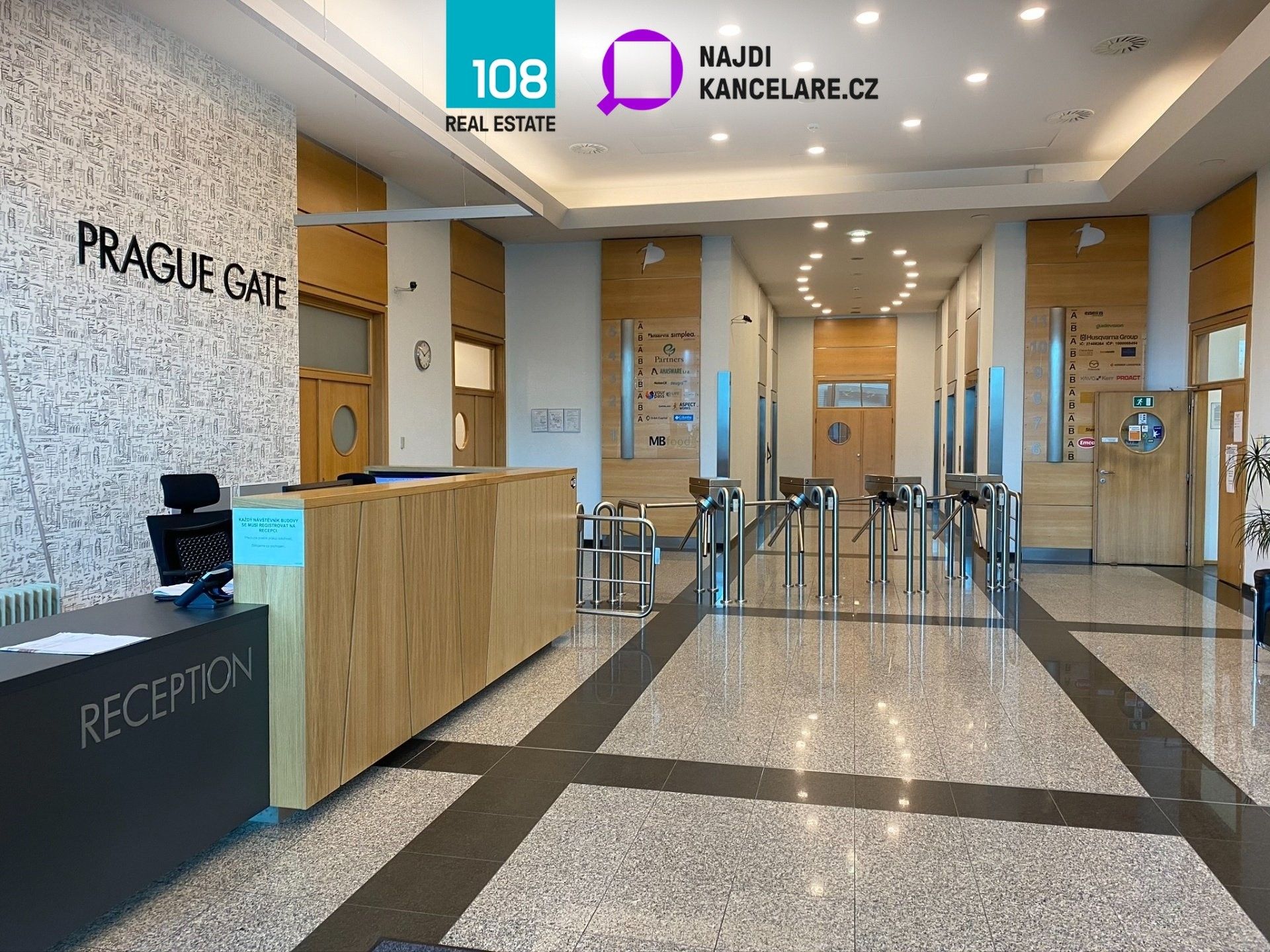 Pronájem kancelář - Türkova, Praha, 612 m²