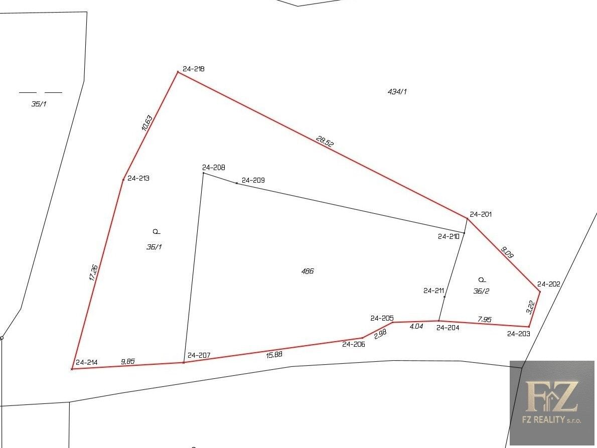 Prodej pozemek pro bydlení - Chotoviny, 613 m² - 5