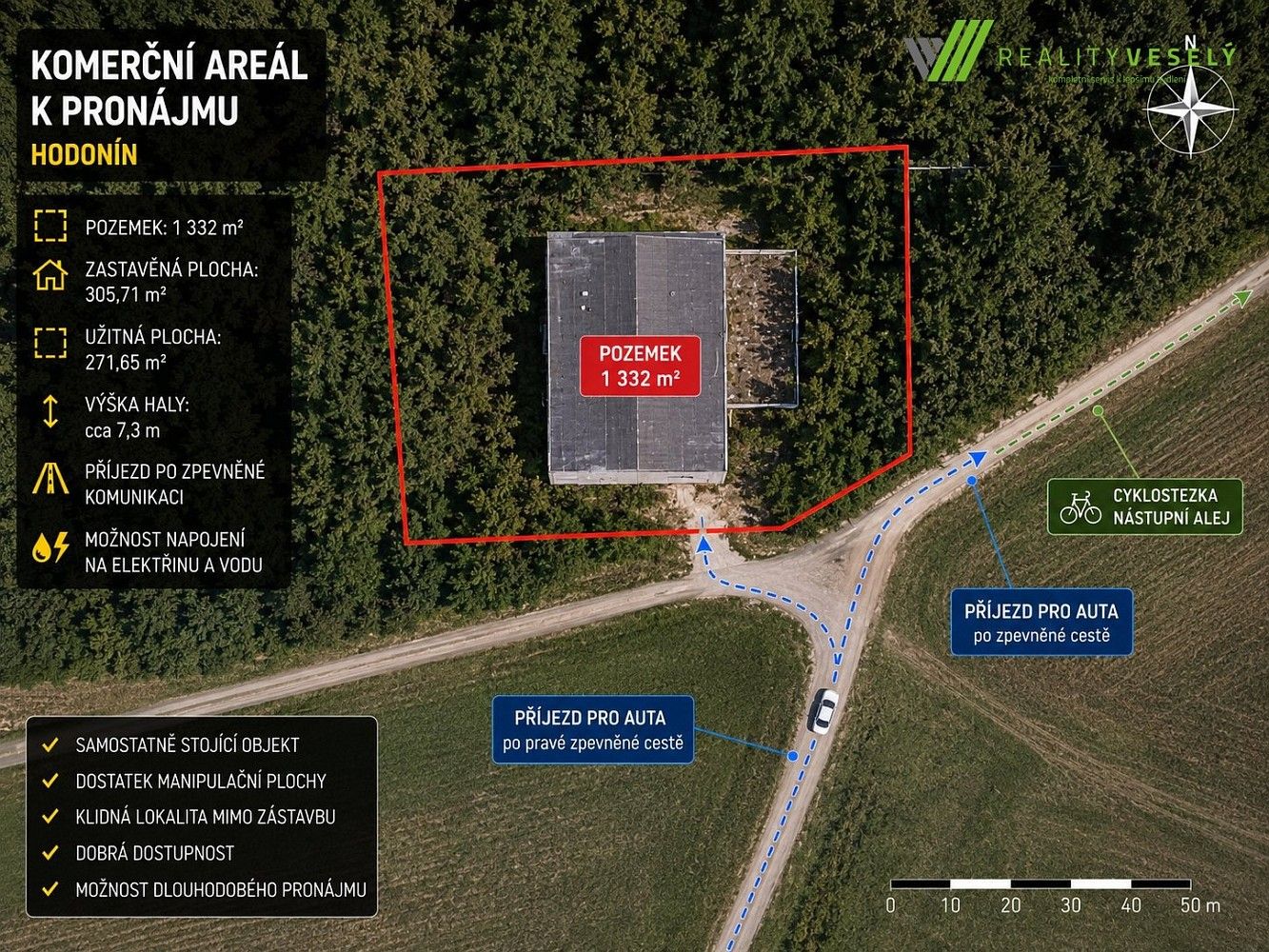 Sklady, Hornická čtvrť, Hodonín, 272 m² - 1