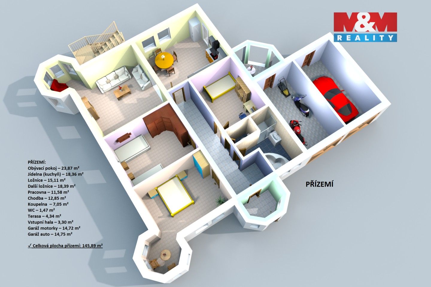 Prodej byt 4+1 - Dobrošovská, Praha, 117 m²