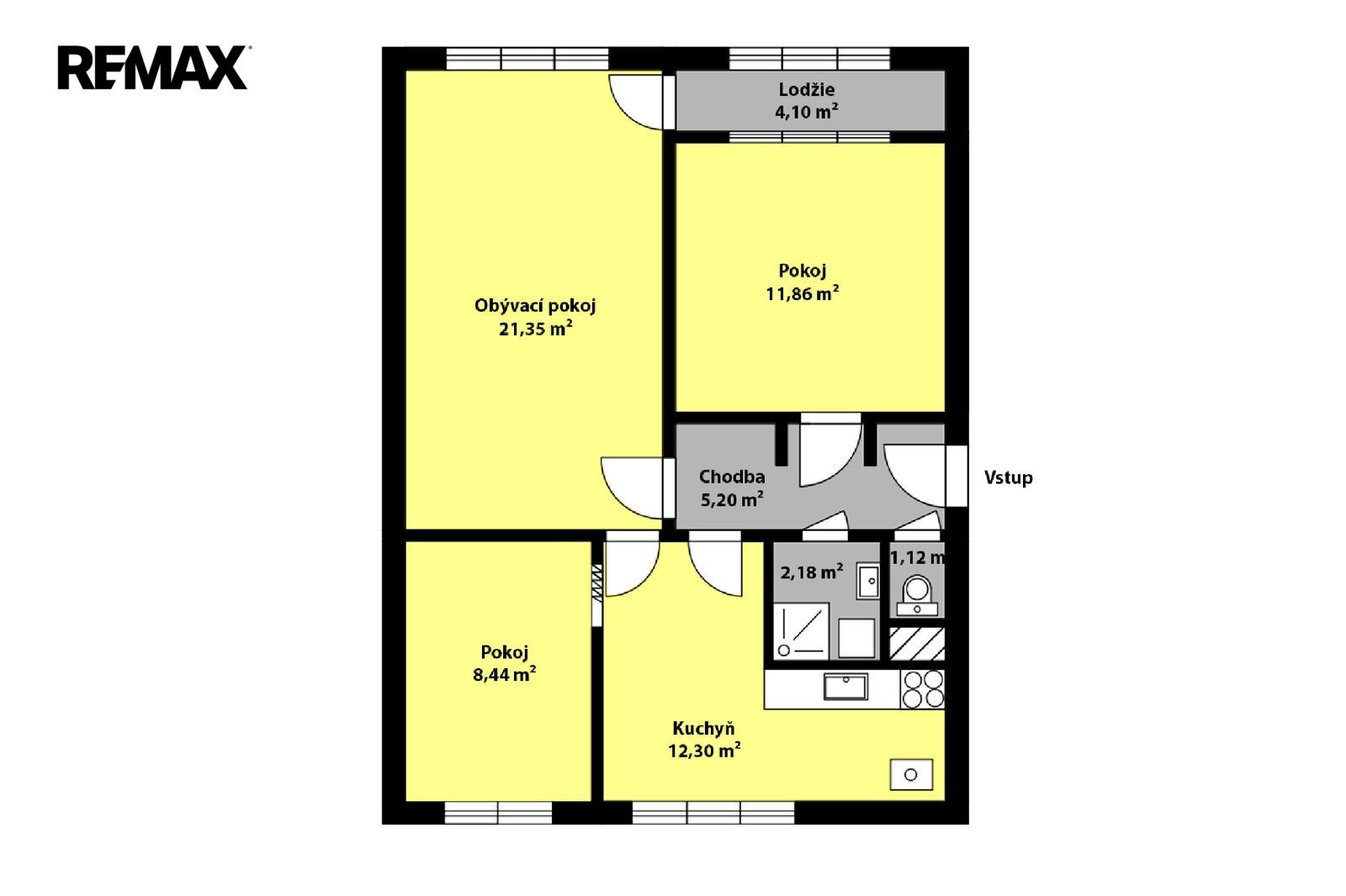 3+1, Přerov nad Labem, 61 m² - 2