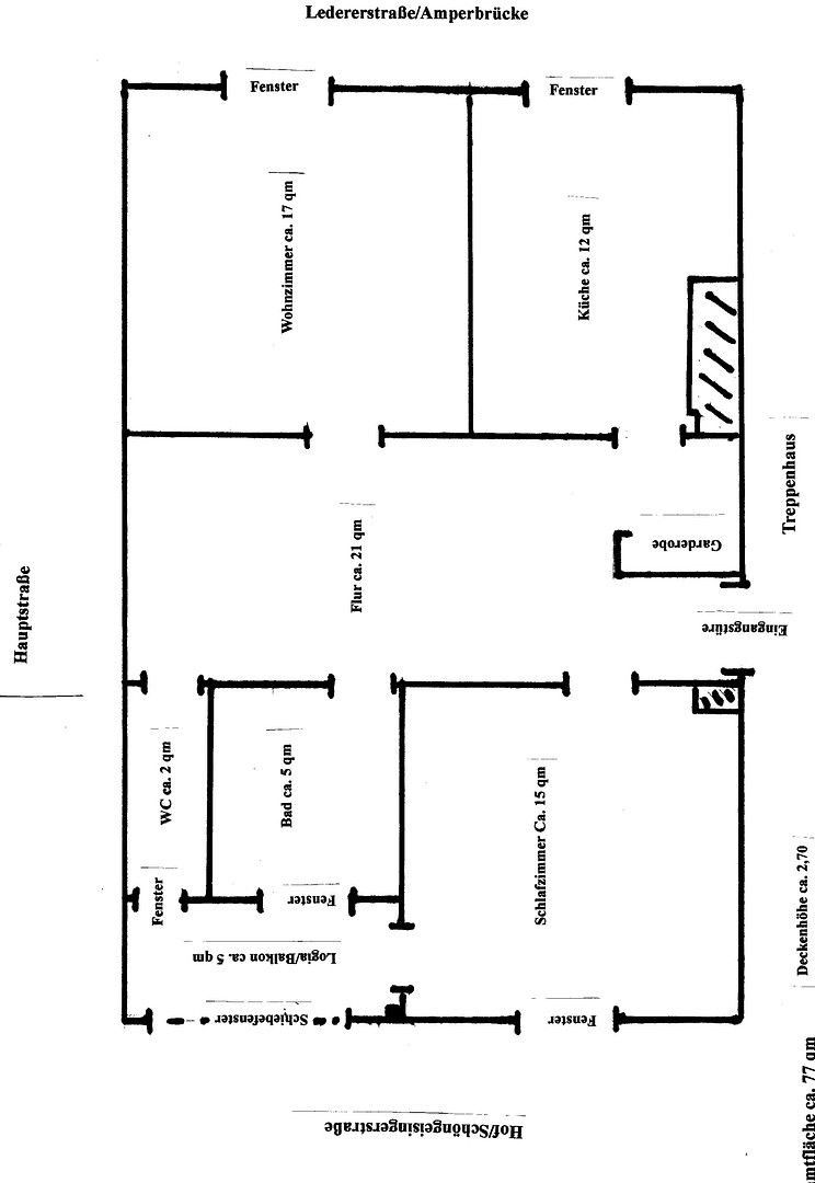 2+1, Fürstenfeldbruck Fürstenfeldbruck Bayern 82256, 77 m² - 2
