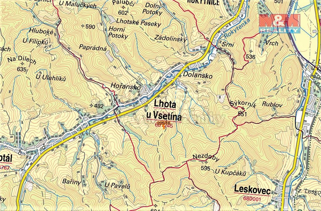 Prodej les - Lhota u Vsetína, okres Vsetín, Zlínský kraj - 5