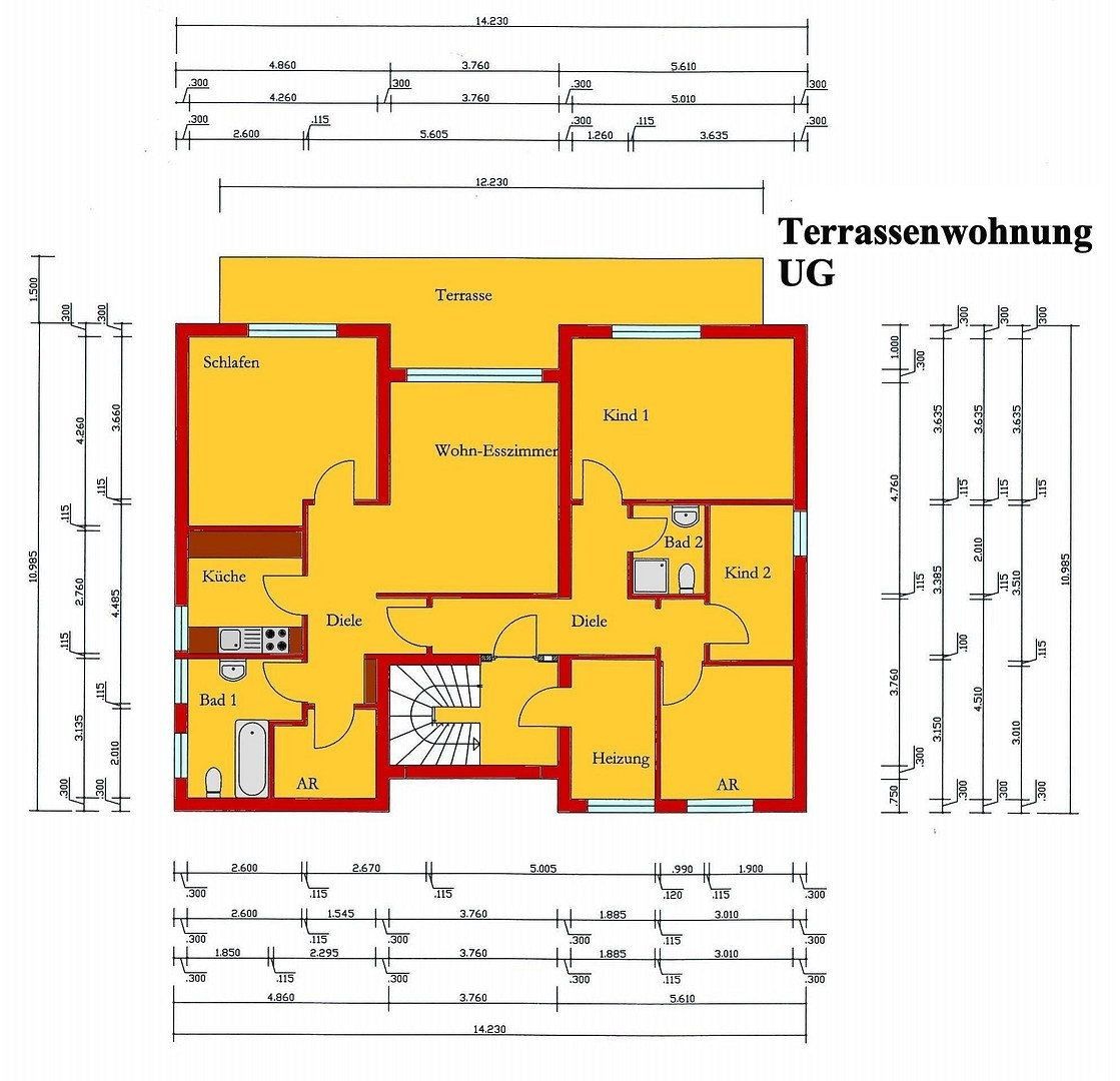 Byt 4+1 · 116 m² · Weinbergring 30, , Hessen - 3