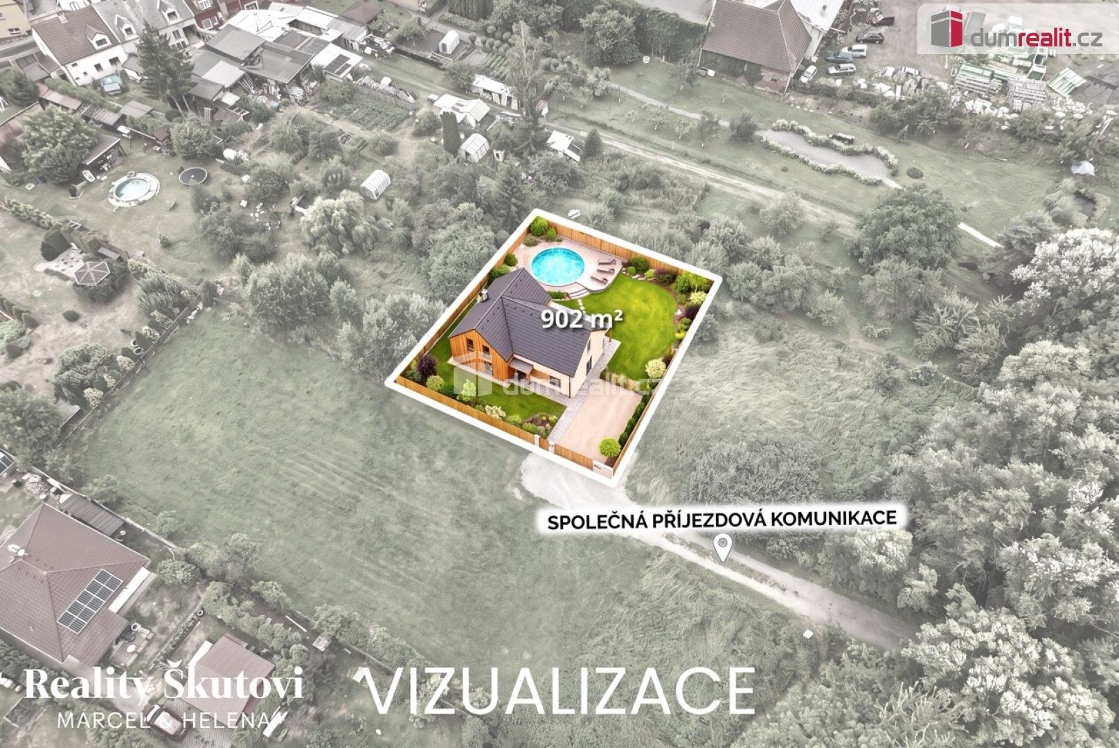 Pozemek pro bydlení, 902 m²