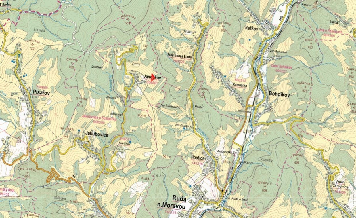 Prodej zemědělský pozemek - Janoušov - 2