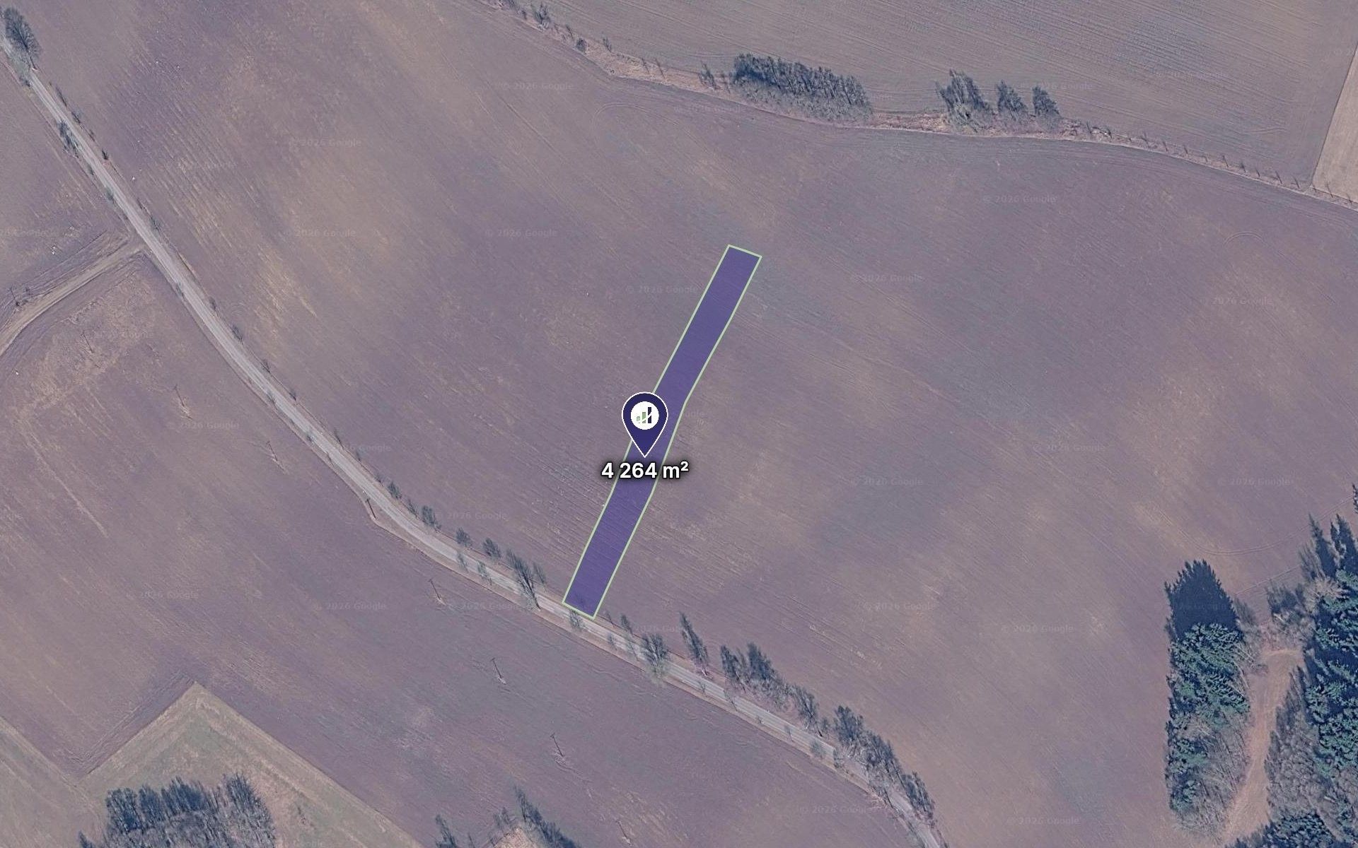 Zemědělský pozemek, 4 264 m²
