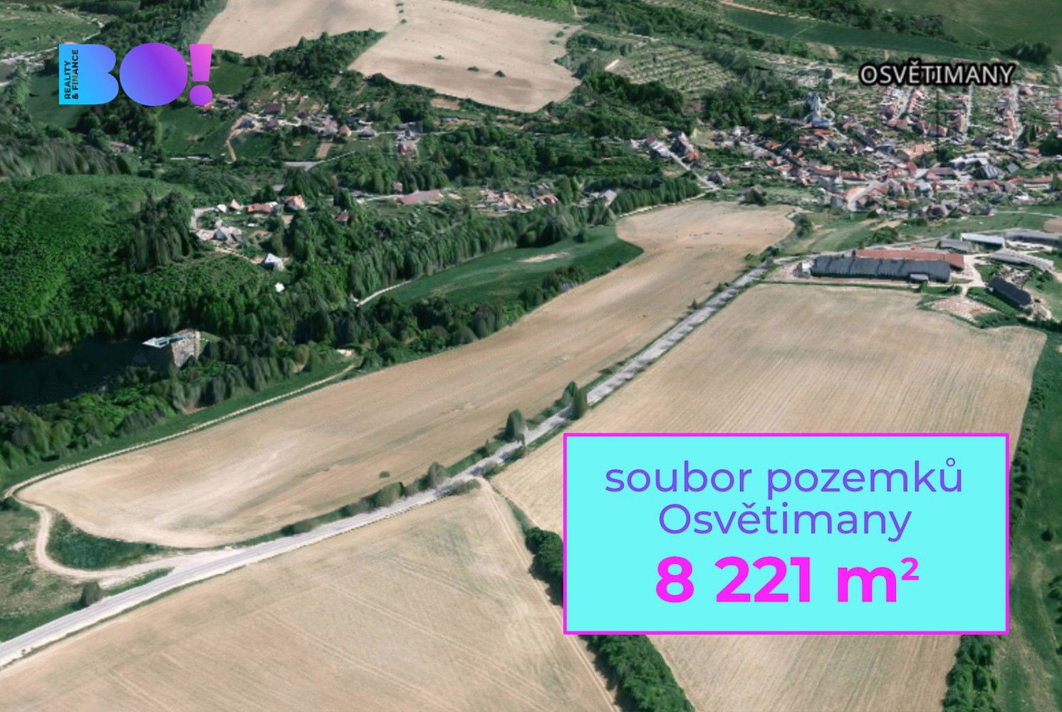 Zemědělské pozemky, Osvětimany, okres Uherské Hradiště, Zlínský kraj