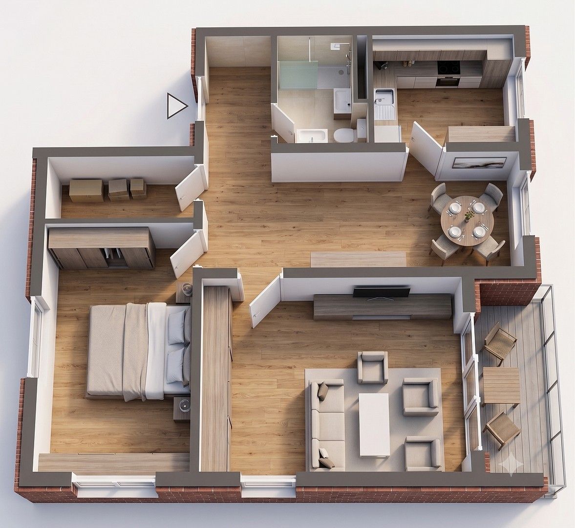 2+kk, Berliner Straße 3, , Hessen, 80 m² - 1