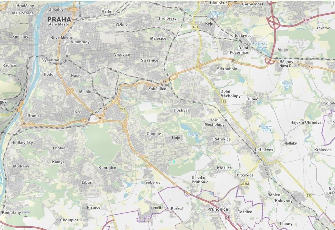 Louka · 5 802 m² · Újezd u Průhonic, Praha - 3