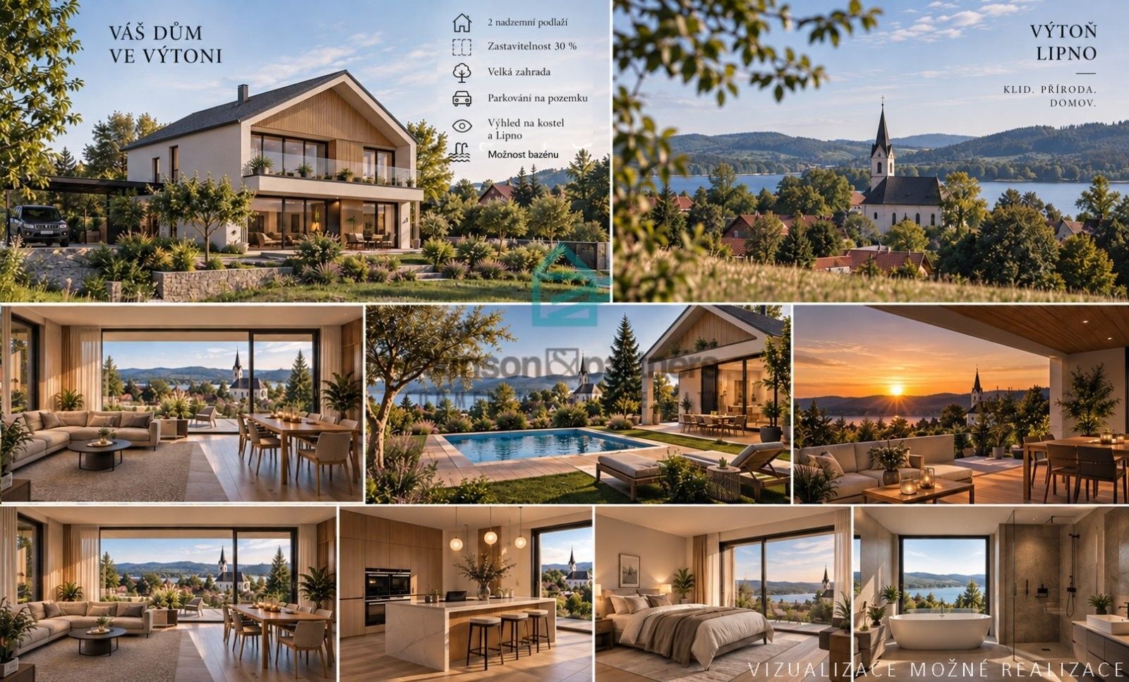 Pozemky pro bydlení, Přední Výtoň, 1 161 m² - 2