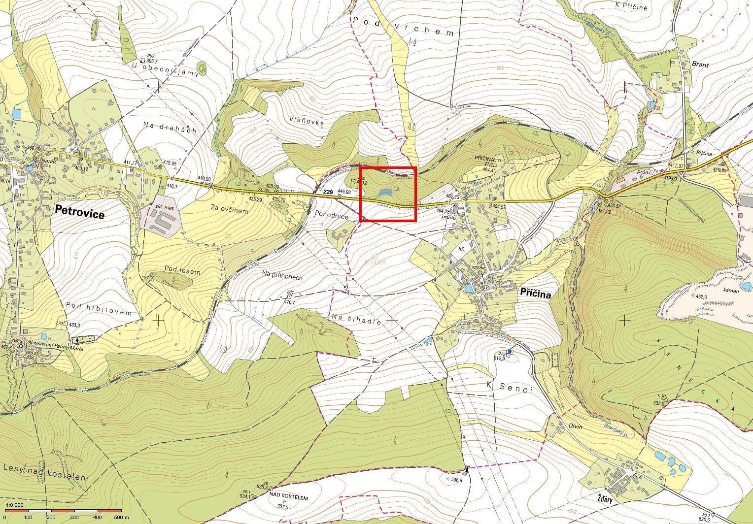Zahrada · 1 405 m² · Petrovice - 4
