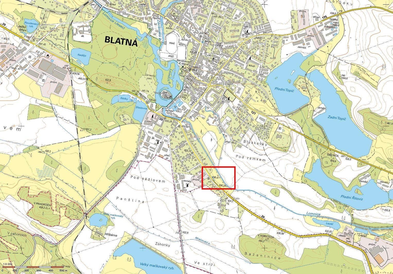 Zahrada · 1 153 m² · Písecká, Blatná - 3