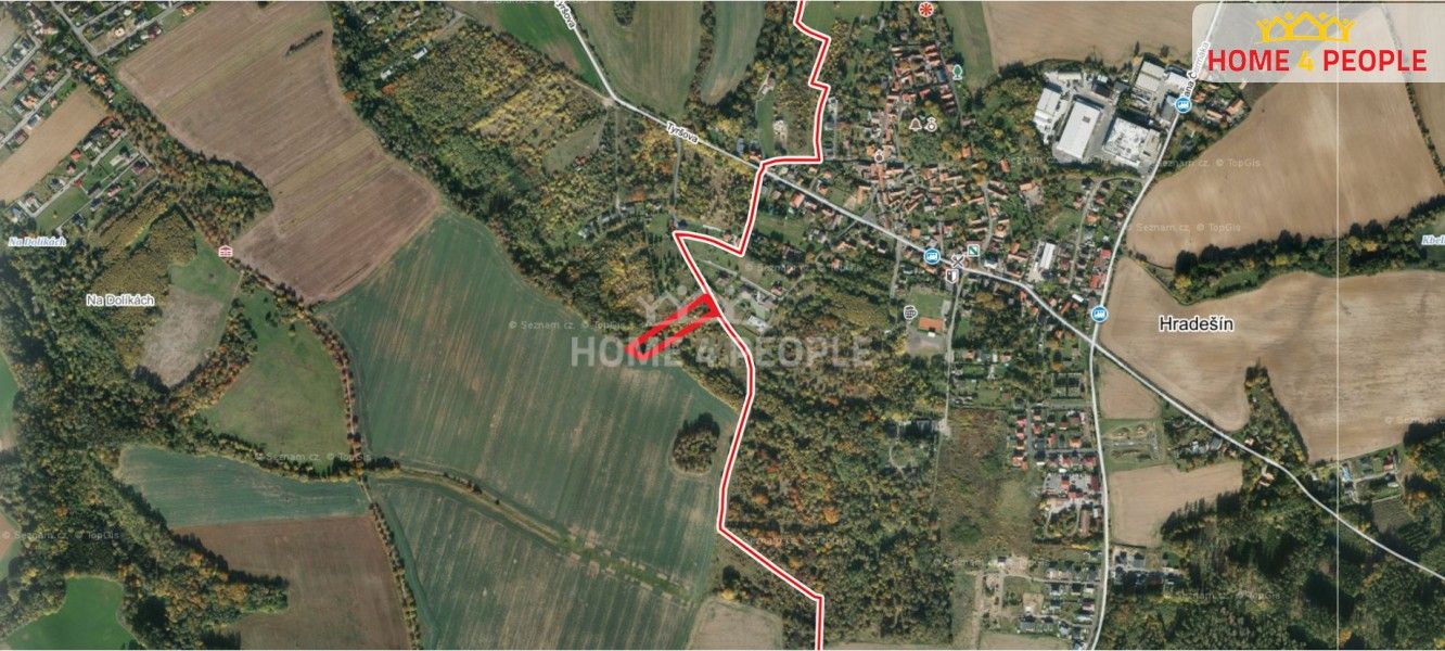 Prodej pozemek - Hradešín, 2 614 m² - 5