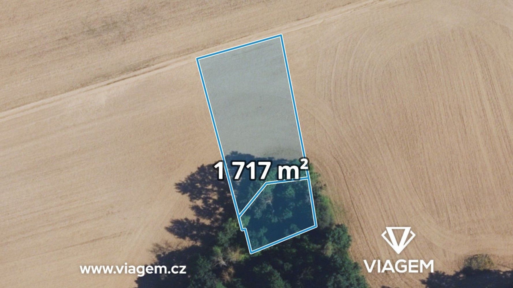 Zemědělský pozemek, 1 717 m²