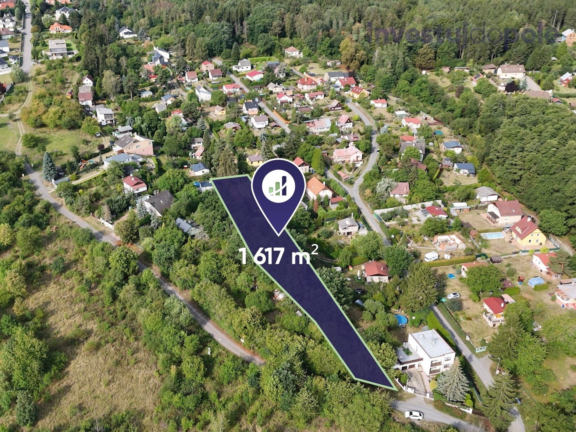 Pozemky pro bydlení, Řitka, 1 617 m² - 1
