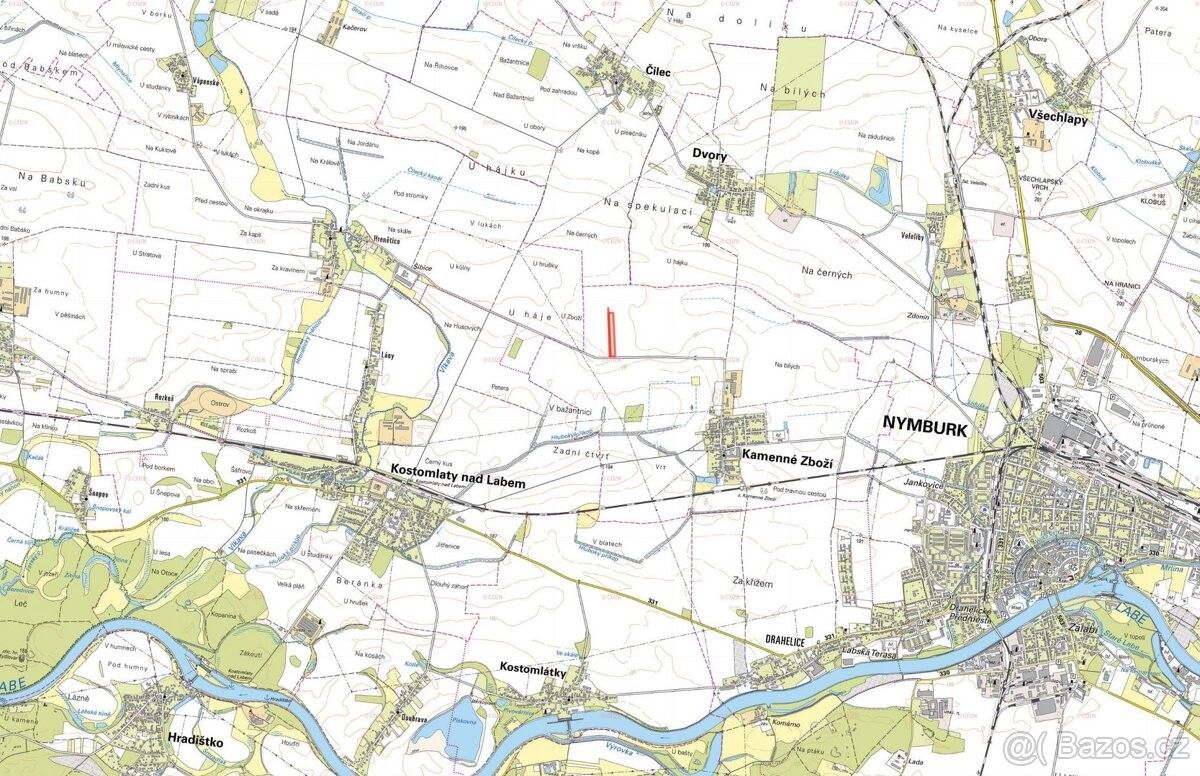 Prodej pozemek pro bydlení - Nymburk, 288 02